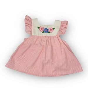 Vintage Little Bitty Smocked Tank Blouse Top Little Girls Size 2T Flawed